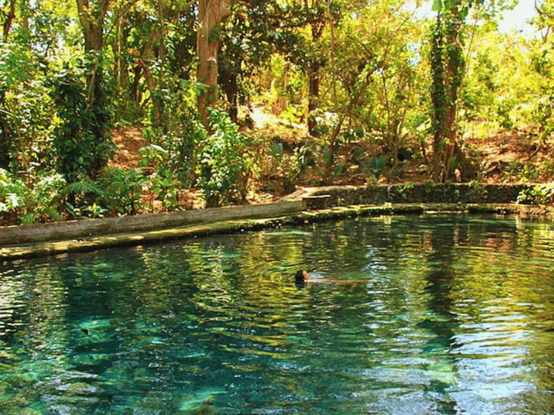 Ojo de Agua op Ometepe, Nicacagua