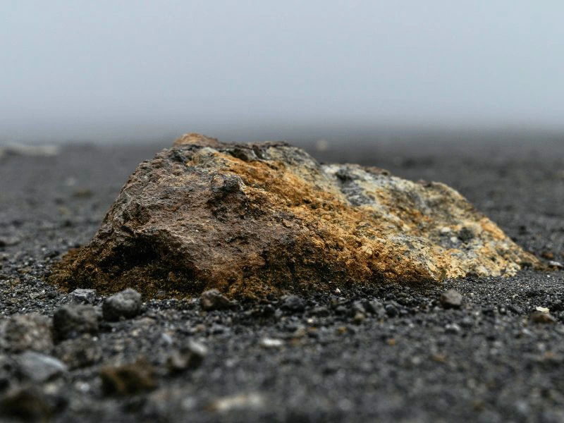 Lava bij de vulkaan Arenal