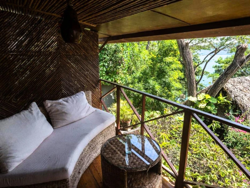 La laguna de Apoyo Nicaraqua hotel bank uitzicht