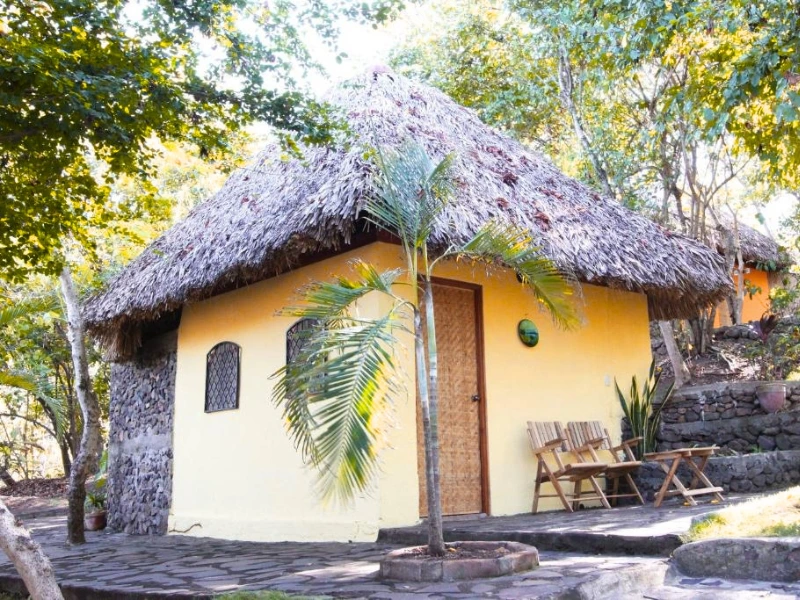 La laguna de Apoyo Nicaraqua hotel hut
