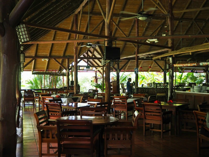 Hotel restaurant in Dominical