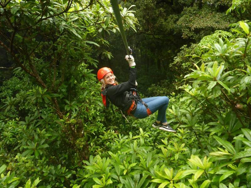 Costa Rica Monteverde ziplinen