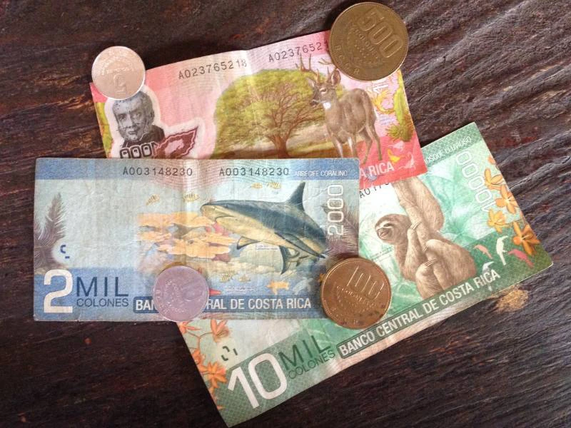 Gels/valuta Costa Rica