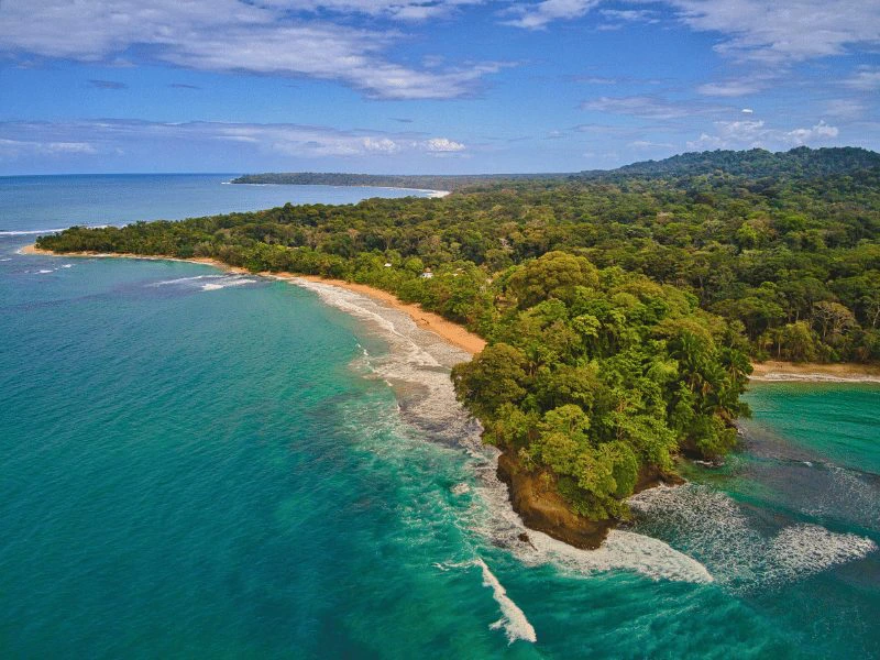 Fietstocht bij Puerto Viejo, Costa Rica