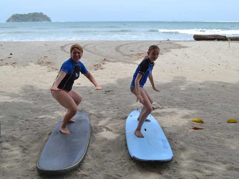Surfen strand Samara Costa Rica