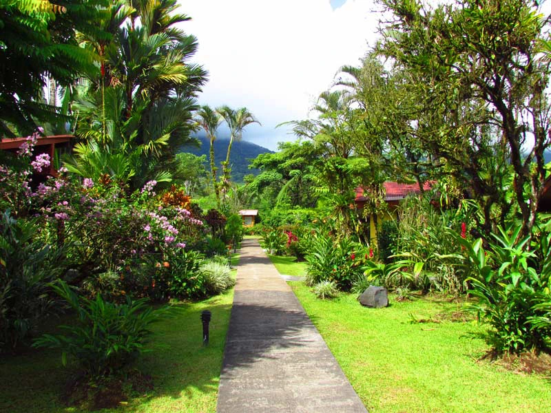 Hotel tuin in La Fortuna