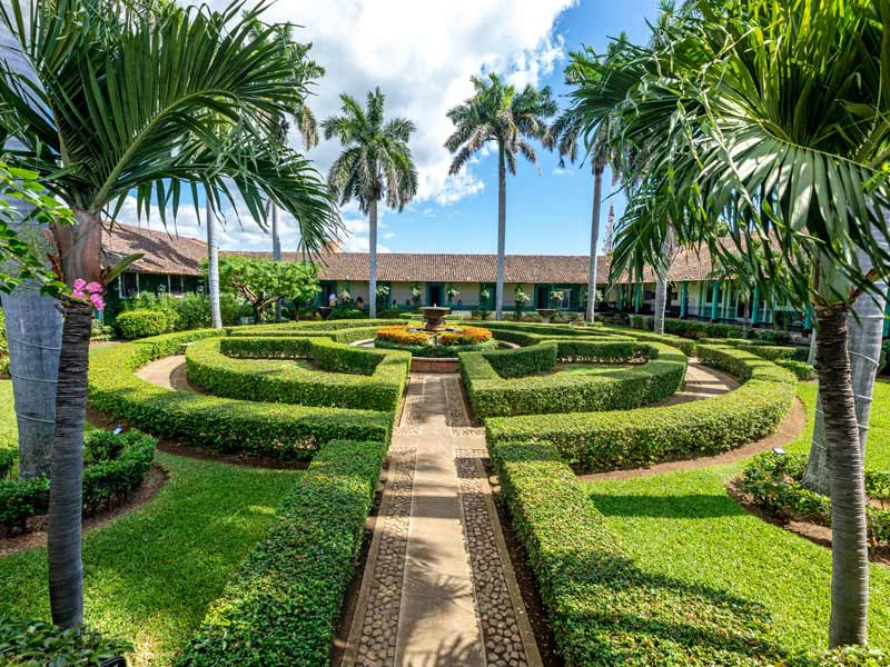 Nicaragua Leon hotel tuin
