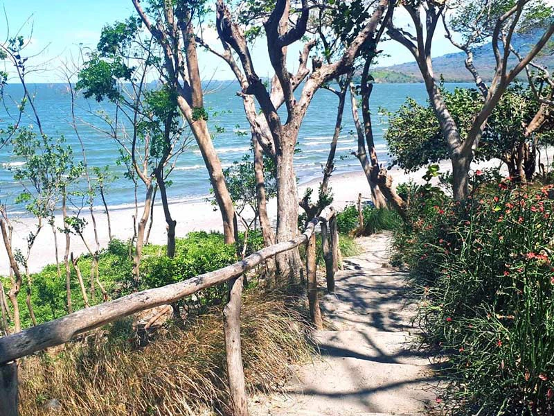 Hotel met toegang tot de zee op Ometepe