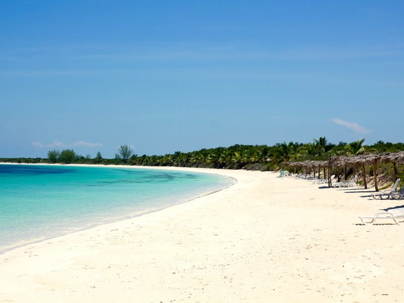Cuba Cayo las Brujes strand uitzicht