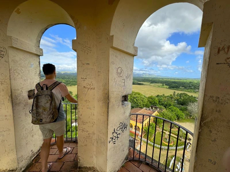 Cuba Trinidad landschap uitzicht Valle Ingenios