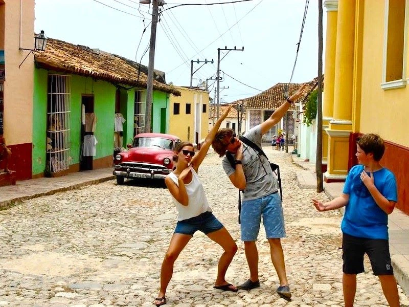 Cuba met kinderen