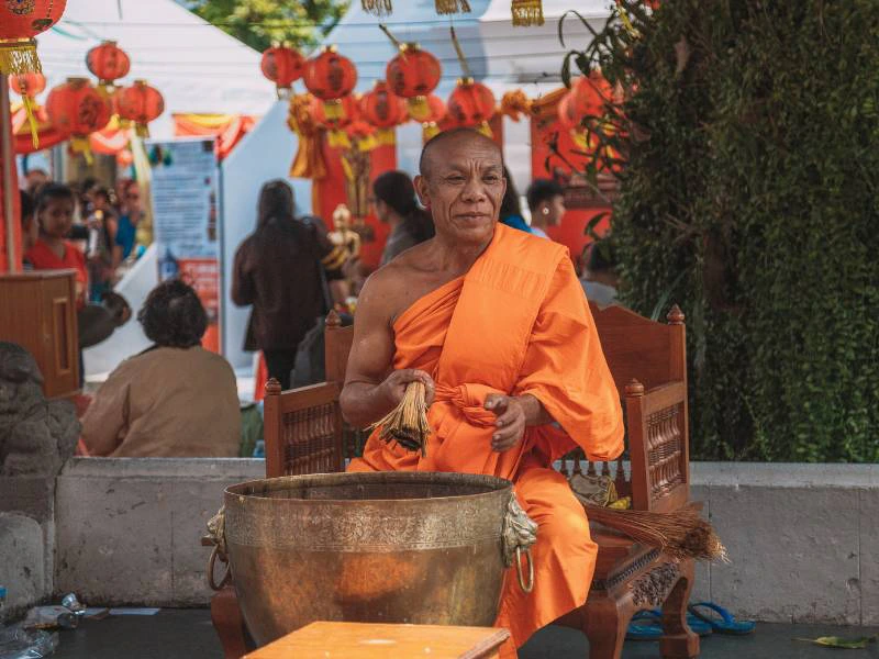 Thailand Bangkok Monniken