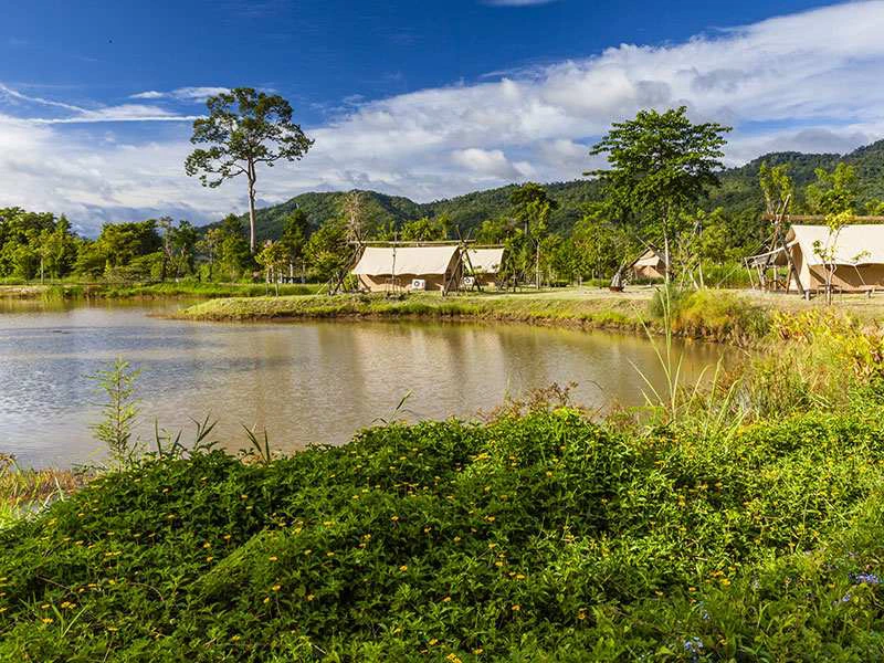 khao yai rivier natuur thailand