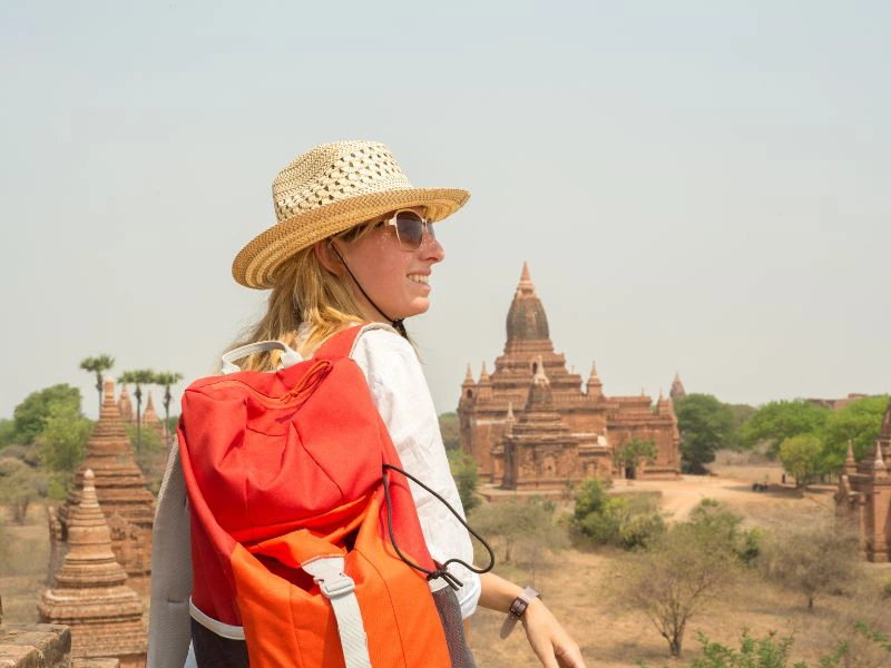 Myanmar reiziger tempel