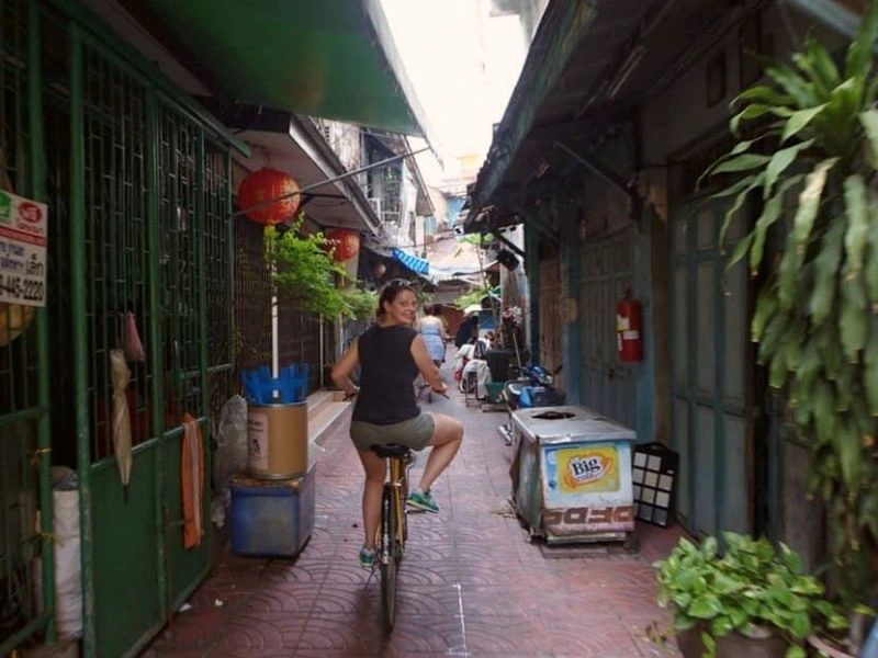 Fietsen in Bangkok
