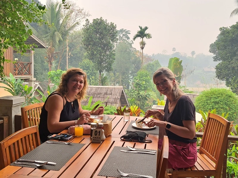 Laos Luang Prabang Ontbijt