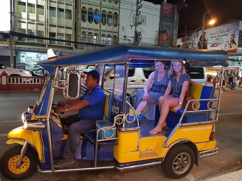 Vervoer tuktuk Thailand