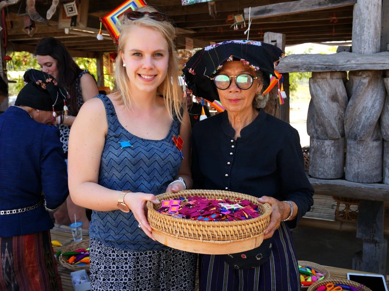 Reiziger in Thailand