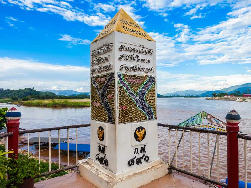 Rivier bij chiang saen