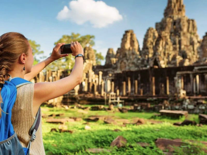 Cambodia angkor tourist combineren met