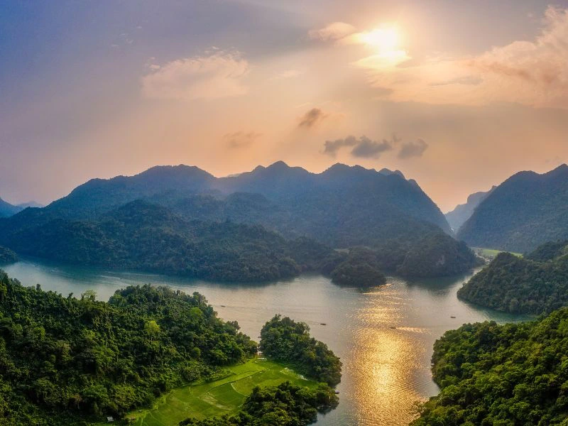 Ba Be meer Vietnam
