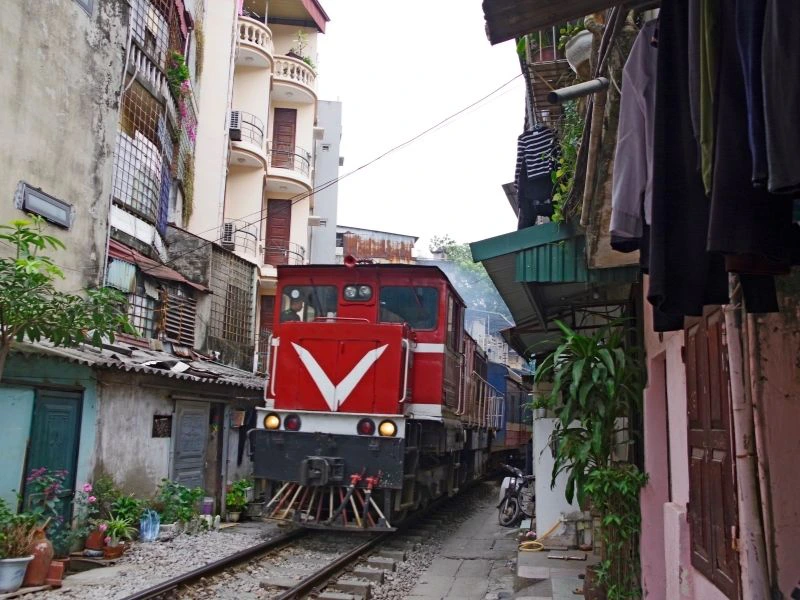 Trein in Hanoi