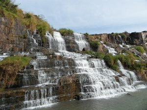 Waterval Vietnam Pongour - bewerkt