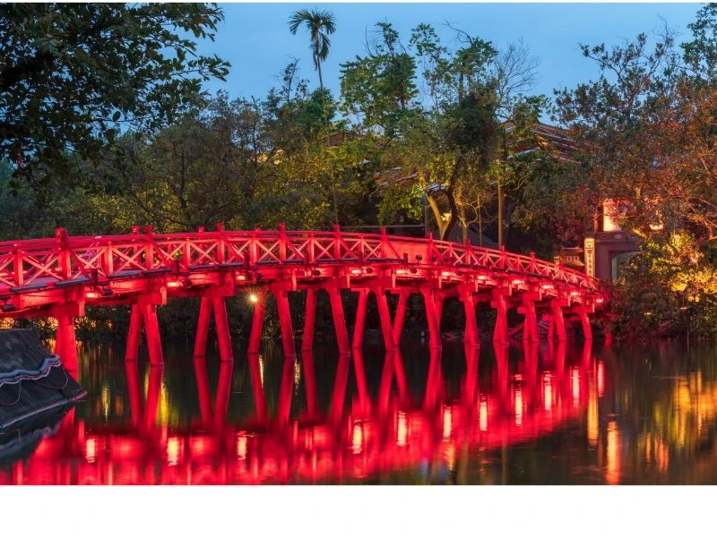 Hoan Kiem meer Hanoi