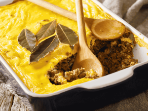 Bobotie eten Zuid-Afrika