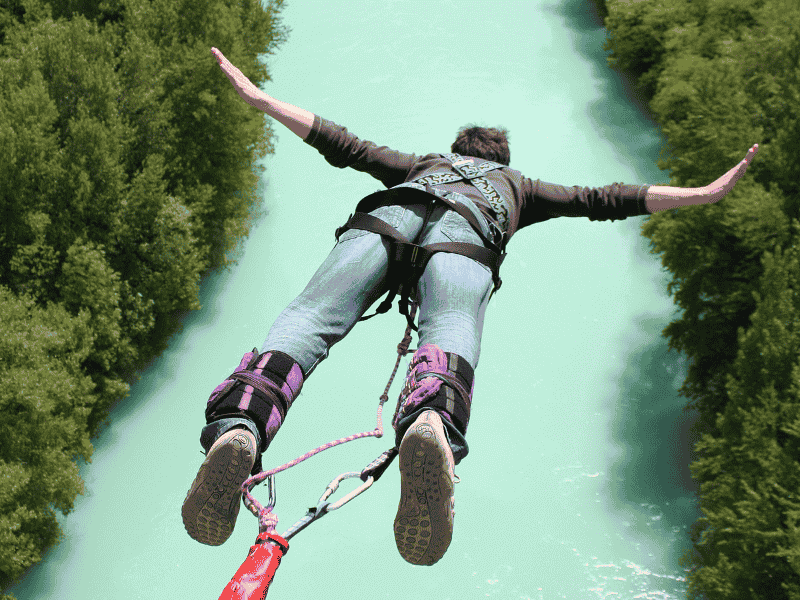 Bungeejumpen Zuid-Afrika