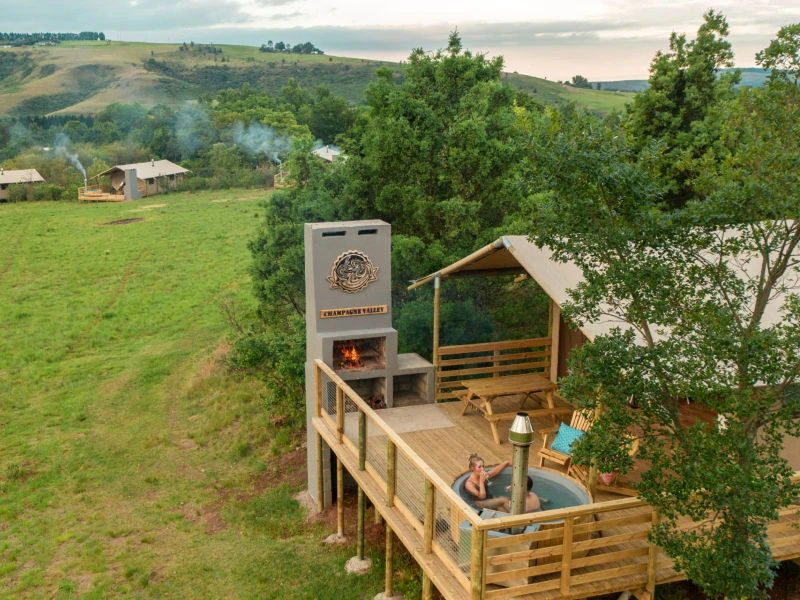 Drakensberg glamping tent