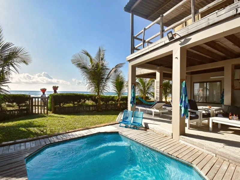 Mozambique Tofo met zeezicht