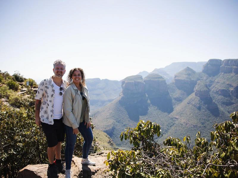 Panoramaroute koppel reizen Zuid Afrika uitzicht