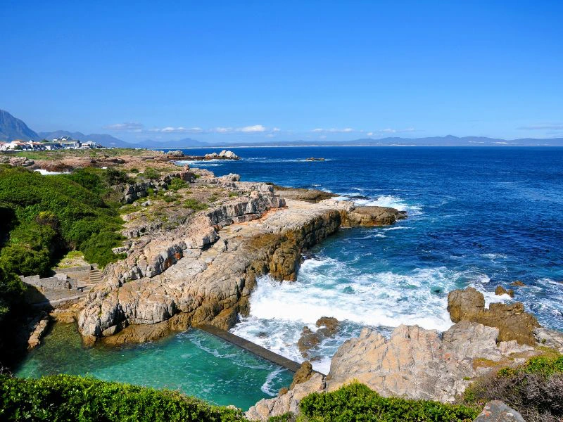 Zuid-Afrika Hermanus landschap