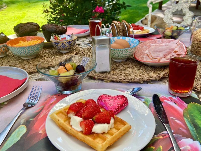 Zuid-Afrika - Underberg cottage - ontbijt