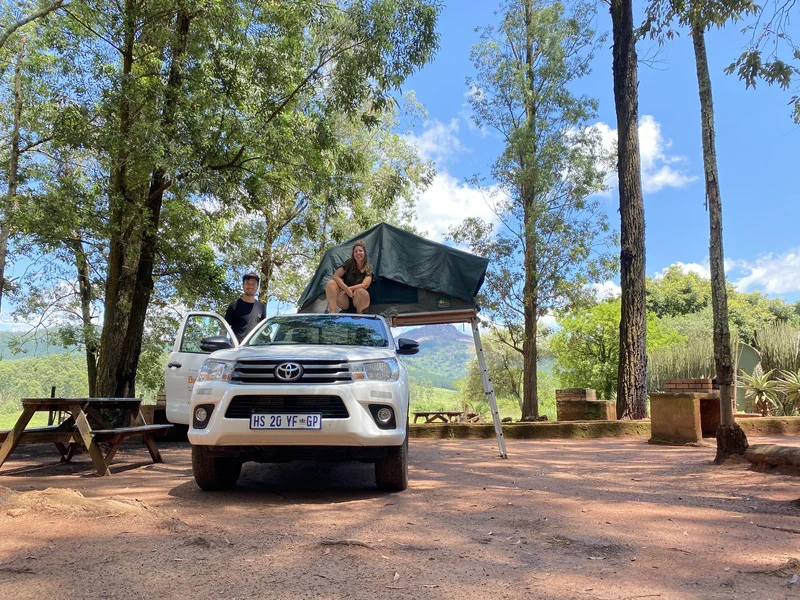 eSwatini auto 4x4 tent natuur