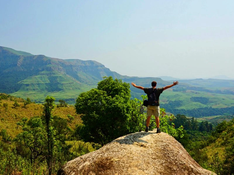 Zuid-Afrika Drakensberg uitzicht