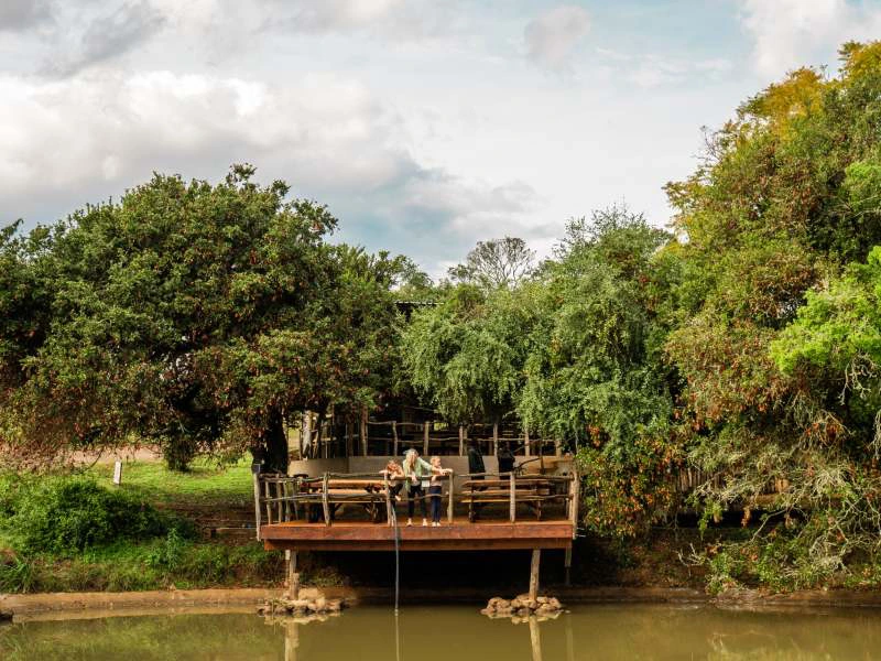 Glamping tent in Addo Zuid-Afrika
