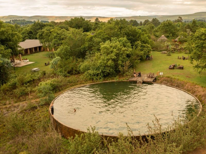 Drakensberg glamping tent