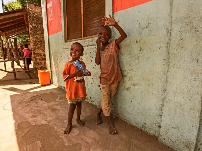 Knysna xhosa kinderen in township