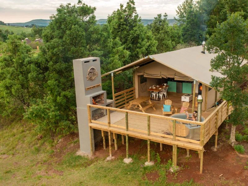 Drakensberg glamping tent