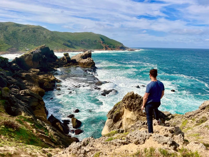 Plettenberg Tuinroute uitzicht op zee Zuid-Afrika