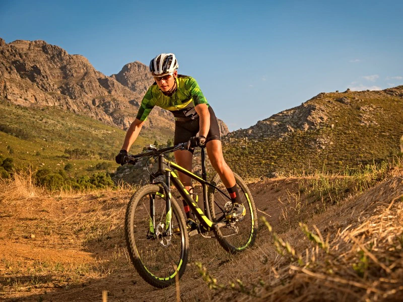 Mountainbike Oudtshoorn Zuid-Afrika