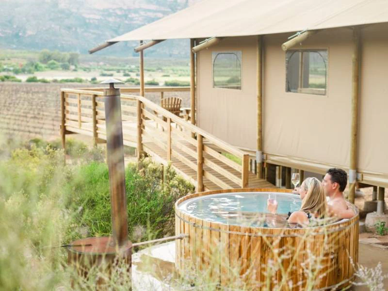 Zuid-Afrika Cederberg glampingtent