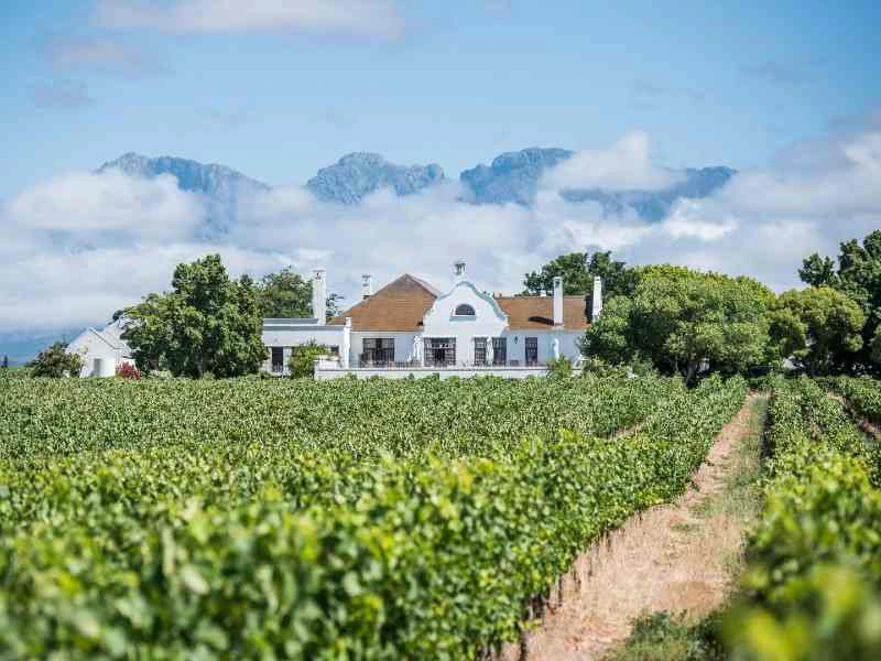 Wijnhuis in Montagu Zuid-Afrika