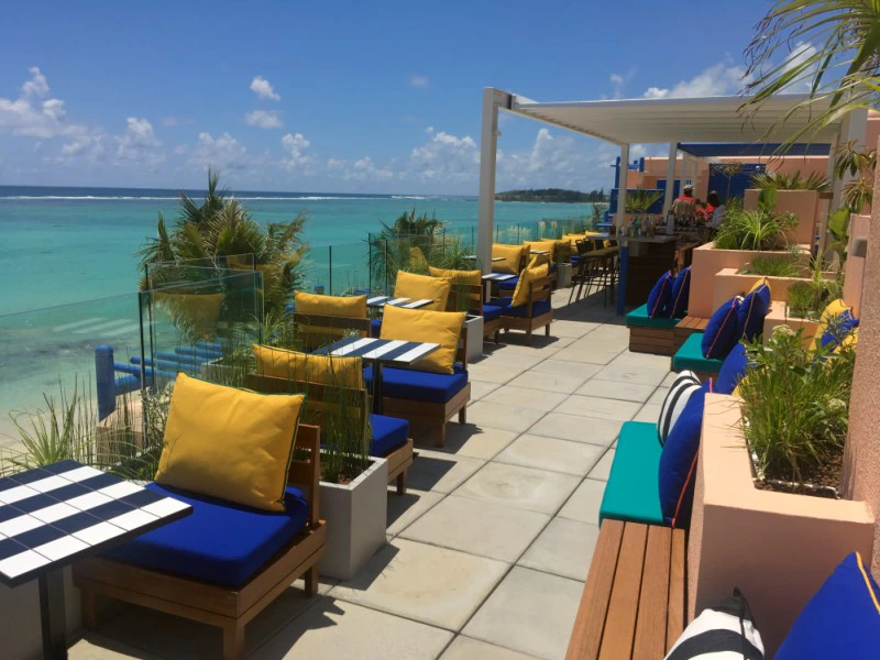 Mauritius In stijl optie terras