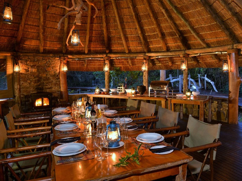 Bush lodge aan de Kaapse kust