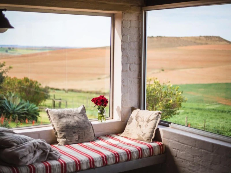 Boerderij Route 62 uitzicht