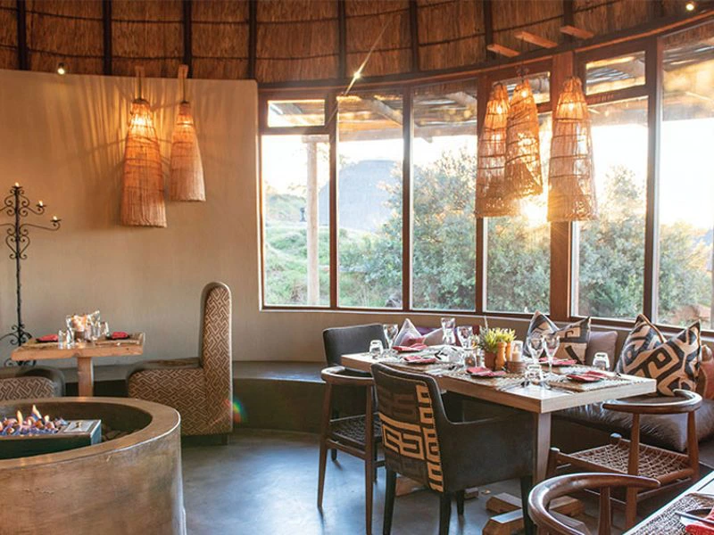 In stijl rondreis restaurant lodge