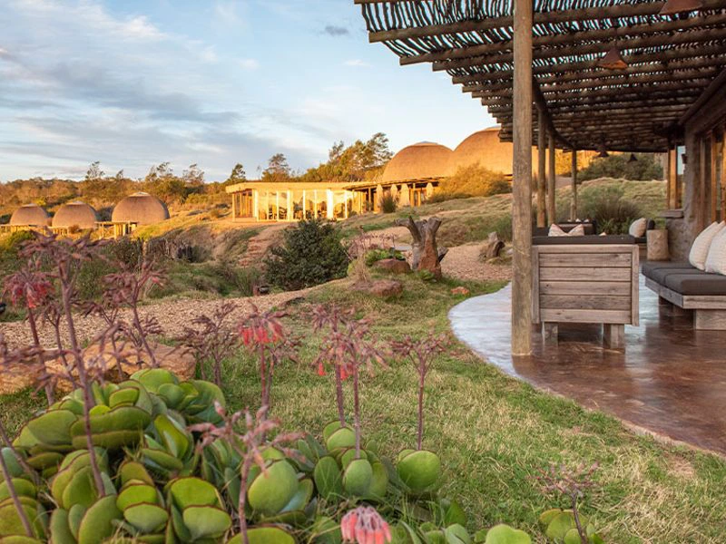 In stijl rondreis lodge